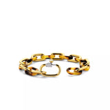 Bracciale Ti Sento Maglie con Motivo Leopardo in Argento Dorato 2947TU variante2