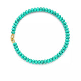 Collana Ti Sento con Pietre Turchesi e Chiusura Dorata 34049TQ Variante2