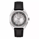 BULOVA Orologio al Quarzo Solo Tempo con Datario con Cassa Rotonda Quadrante Grigio e Cinturino in Pelle 96B414