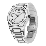 Orologio Unisex D1 Milano Bianco e Nero Polycarbon White Sketch PCBJ34 Variante3