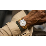 Orologio ORIS Big Crown Pointer Date Father Time quadrante bianco cinturino in pelle marrone 01 754 7741 3161-Set dettaglio