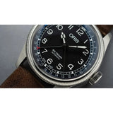 Orologio ORIS Big Crown Pointer Date Waldenburgerbahn quadrante nero cinturino in pelle marrone 01 754 7785 4084-Set dettaglio 2