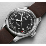 Orologio ORIS Big Crown Pointer Date Waldenburgerbahn quadrante nero cinturino in pelle marrone 01 754 7785 4084-Set dettaglio