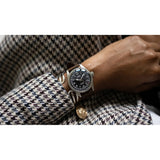 Orologio ORIS Big Crown Pointer Date Waldenburgerbahn quadrante nero cinturino in pelle marrone 01 754 7785 4084-Set