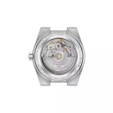 Orologio TISSOT Automatico Solo Tempo Cassa e Cinturino in Acciaio Quadrante Verde Chiaro T1372071109101 Retro
