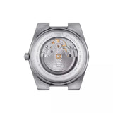 Orologio TISSOT Automatico Solo Tempo Cassa e Cinturino in Acciaio Quadrante Verde Chiaro T1374071109101 Retro
