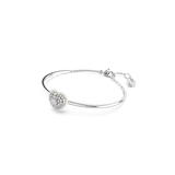 SWAROVSKI Bracciale rigido con cuore in metallo rodiato e zirconi 5684385 Variante