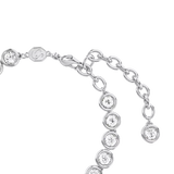 Swarovski bracciale tennis da donna rodiata con cristalli rotondi su montatura a cipollina 5682666 Dettaglio