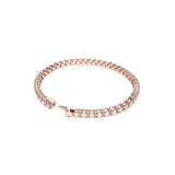 Bracciale donna Swarovski tennis in metallo placcato oro rosa e zirconi taglio rotondo 657659 Variante