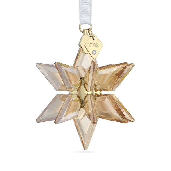 Swarovski decorazione stella Edizione 2023 con cristallo color oro sfaccettato 5653577