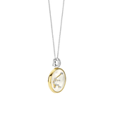 Collana TI SENTO con ciondolo segno zodiacale Acquario in argento madreperla e zirconi Variante2 6826AQ