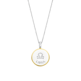 Collana TI SENTO con ciondolo segno zodiacale Bilancia in argento madreperla e zirconi 6826LI Variante