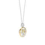 Collana TI SENTO con ciondolo segno zodiacale Bilancia in argento madreperla e zirconi 6826LI Variante2