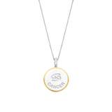 Collana TI SENTO con ciondolo segno zodiacale Cancro in argento madreperla e zirconi 6826CA Variante