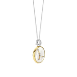 Collana TI SENTO con ciondolo segno zodiacale Cancro in argento madreperla e zirconi 6826CA Variante2