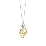 Collana TI SENTO con ciondolo segno zodiacale Gemelli in argento madreperla e zirconi 6826GE Variante2