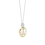 Collana TI SENTO con ciondolo segno zodiacale Pesci in argento madreperla e zirconi 6826PI Variante2
