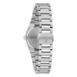 Bulova Classics orologio donna vista fondello in acciaio con logo e bracciale con chiusura deployante 96M176