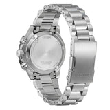 Citizen PROMASTER NAVIHAWK vista fondello in acciaio con incisioni, chiusura deployante bracciale CA4664-60E