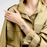 Orologio D1 Milano Polycarbon Ecru PCBU06 indossato