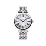 Frederique Constant Classics Art Deco Round donna quadrante madreperla guilloché numeri romani bracciale acciaio FC-200MPW2AR6B
