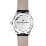 Frederique Constant Classics Automatic fondello acciaio inciso con vetro zaffiro e cinturino pelle nero FC-303MC5B6