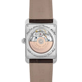 Frederique Constant Classics Carree Automatic fondello vetro zaffiro con movimento automatico FC-303 26 rubini FC-303SAL4C6