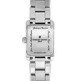 Frederique Constant Classics Carree Ladies fondello inciso acciaio inossidabile Stainless Steel 3 ATM dettaglio chiusura FC-200MC26B