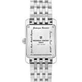 Frederique Constant Classics Carree Small Seconds fondello inciso acciaio inossidabile Swiss Made FC-235S2C6B