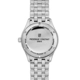 Frederique Constant Classics Index Automatic fondello in acciaio inciso con vetro zaffiro e chiusura a pressione FC-303GR5B6B