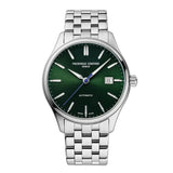 Frederique Constant Classics Index Automatic quadrante verde British racing green bracciale acciaio inossidabile FC-303GR5B6B
