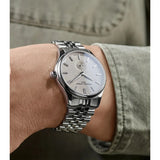 Frederique Constant Classics Index Small Seconds Automatic dettaglio quadrante grigio grained al polso FC-530CR3B6B