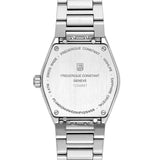 Frederique Constant Highlife Ladies Quartz fondello acciaio inciso con chiusura a viti e logo Genève FC-240LND2NH26B