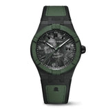 Maurice Lacroix AIKON-IC Frozen Carbon automatico cassa titanio nero lunetta ceramica verde quadrante frozen carbon AC6008-TTL50-630-2