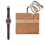 Oris Big Crown Pointer Date X Cervo Volante set completo con astuccio da viaggio in pelle di cervo sostenibile 01 754 7785 4038-Set