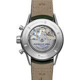 Raymond Weil Freelancer Chronograph fondello vetro zaffiro con movimento automatico Calibro RW 5030 e cinturino pelle verde 7741-SC7-52021