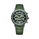 Raymond Weil Freelancer Chronograph automatico quadrante verde con lunetta ceramica tachimetrica e cinturino pelle verde 7741-SC7-52021