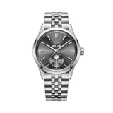 Raymond Weil Freelancer Complete Calendar quadrante grigio antracite sunray con fasi lunari, bracciale acciaio 2766-ST-60001