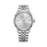Raymond Weil Freelancer Date orologio automatico quadrante bianco sunray bracciale acciaio indici applicati 2741-ST-30001