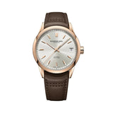Raymond Weil Freelancer Date automatico quadrante crema sunray cassa oro rosa cinturino pelle marrone 2741-PC5-64001