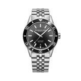 Raymond Weil Freelancer Diver orologio automatico quadrante nero sfumato bracciale acciaio lunetta ceramica nera 2775-ST1-20051