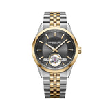 Raymond Weil Freelancer RW1212 automatico quadrante grigio con bilanciere a vista, bracciale bicolore acciaio e PVD oro 2781-STP-60051
