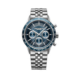 Raymond Weil Freelancer Tri-Compax Chronograph automatico quadrante blu con bracciale acciaio e lunetta ceramica 7741-ST3-50021