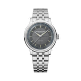 Raymond Weil Millesime Central Seconds quadrante antracite a settori con bracciale acciaio e lancette luminose 2925-ST-60011