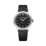 Raymond Weil Millesime Central Seconds quadrante antracite nero con indici a bastoni e cinturino pelle nera 2925-STC-60001