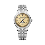 Raymond Weil Millesime Moonphase orologio automatico donna quadrante color miele con fasi lunari, bracciale acciaio 2145-ST-10001