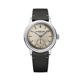 Raymond Weil Millesime Small Seconds quadrante champagne settorizzato, cassa acciaio 39mm, cinturino pelle nera 2930-STC-11001