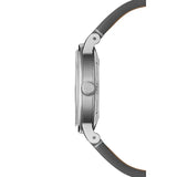 Raymond Weil Millesime Small Seconds vista laterale cassa acciaio satinato corona con monogramma RW 2130-STC-65001