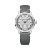 Raymond Weil Millesime Small Seconds quadrante argentato a settori con cinturino pelle grigia, automatico 2930-STC-65001