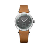 Raymond Weil Millesime Small Seconds quadrante antracite con minuteria mentolo, cinturino pelle marrone 2130-STC-60521